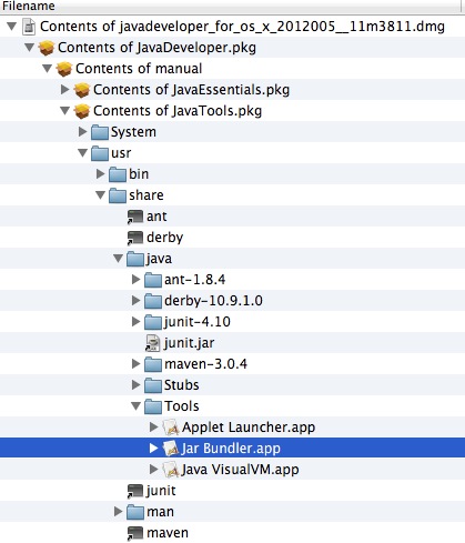packaging a java application for mac osx